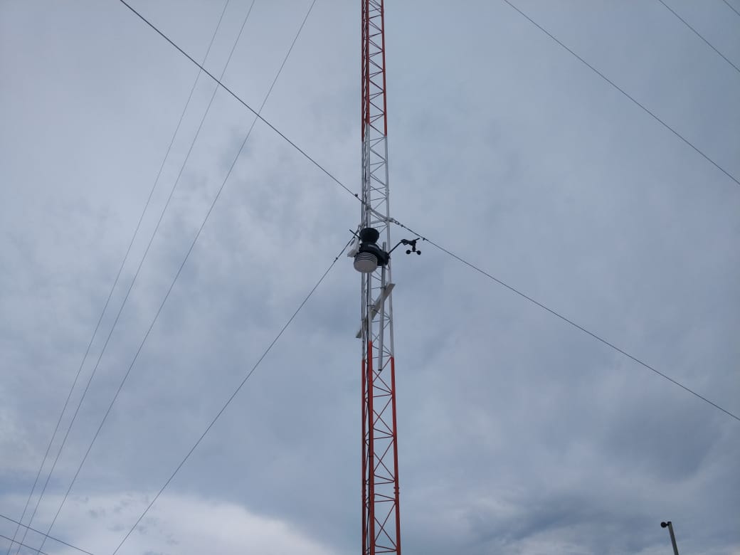 Instalacion de estacion meteorologica en la comisaria de Chuburna, Yucatan_05